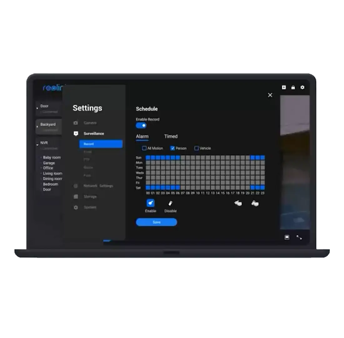 reolink NVR Software