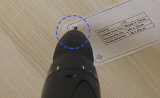 drill the holes